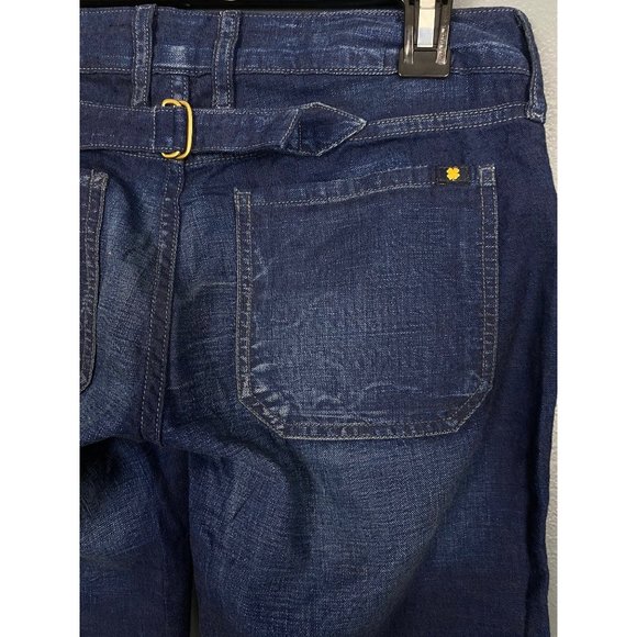 LUCKY BRAND Size 0/25 Blue Jeans Rancher Trouser Wide Leg NEW NWT - Picture 7 of 12